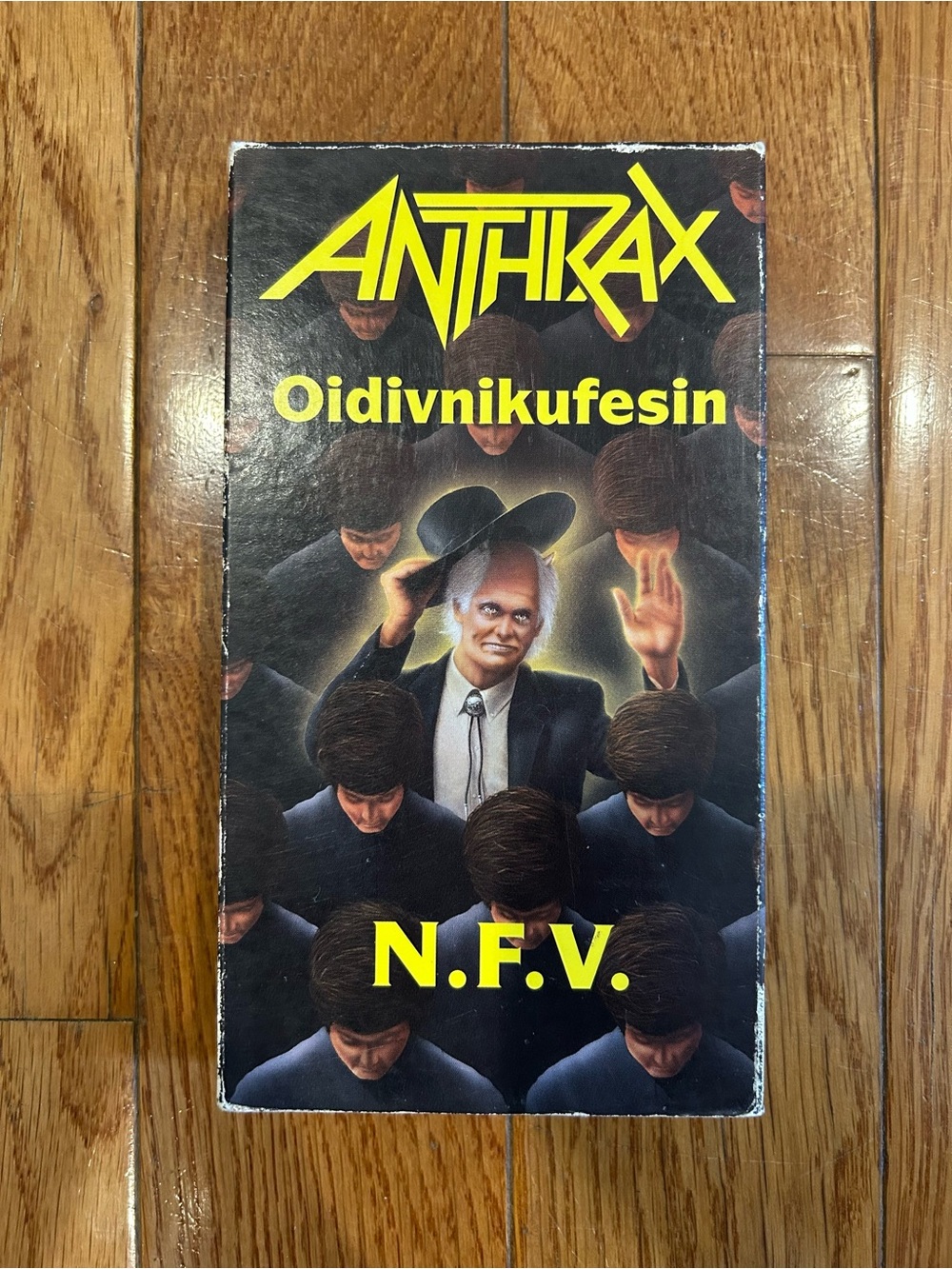 Anthrax Oidivnikufesin N.F.V. VHS Tape (1988) Megaforce Island Live Hammersmith - Picture 2 of 6